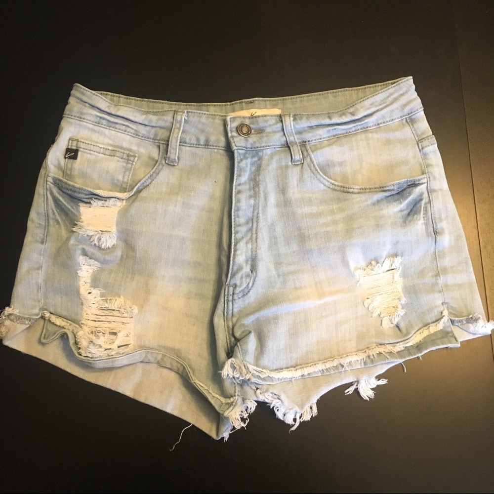 Denim shorts